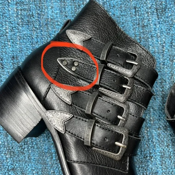 Steve Madden Billey Leather Ankle Booties in Black - Picture 9 of 9